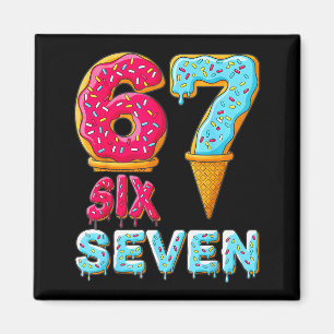Baseball-Drip Nummer 67 Spieler 67 Meme Eiscreme D Magnet