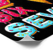 Baseball-Drip Nummer 67 Spieler 67 Meme Eiscreme D Poster (Ecke)