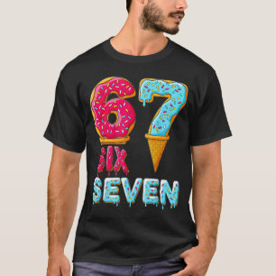 Baseball-Drip Nummer 67 Spieler 67 Meme Eiscreme D T-Shirt