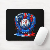 Baseball Drip Team For Boys Ice Cream Cool Mousepad (Mit Mouse)