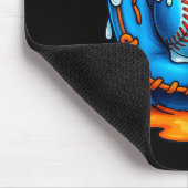 Baseball Drip Team For Boys Ice Cream Cool Mousepad (Ecke)
