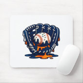 Baseball Drip Team For Boys Ice Cream Cool  Mousepad (Mit Mouse)