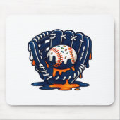Baseball Drip Team For Boys Ice Cream Cool  Mousepad (Vorne)