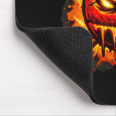 Baseball-Drip-Wütender-Lava-Schlamm-Ball-Grafik  Mousepad (Ecke)