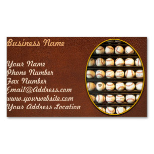 Baseball - Du hast dort ein paar Bälle got Magnetische Visitenkarte