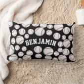 Baseball durch das lendenkissen (Decke)