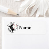 Baseball-Durchbruch (Insitu)