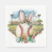 Baseball Easter  themed  Serviette (Vorderseite)