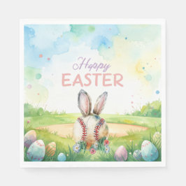 Baseball Easter  themed  Serviette