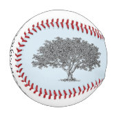 Baseball - Eichenbäume mit Nachname (Vorderseite Links)