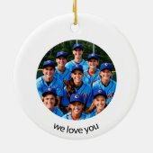 BASEBALL ein wirklich phantastischer Trainer ist s Keramik Ornament (Hinten)