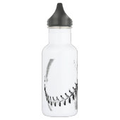 BASEBALL-EINDRUCK EDELSTAHLFLASCHE (Links)