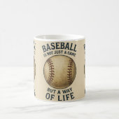 Baseball, eine Lebensart! Kaffeetasse (Mittel)