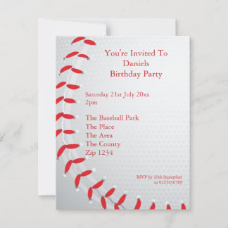 Baseball Einladung
