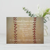 Baseball Einladung (Stehend Vorderseite)