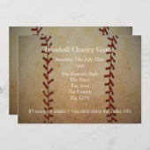 Baseball Einladung (Vorne/Hinten)