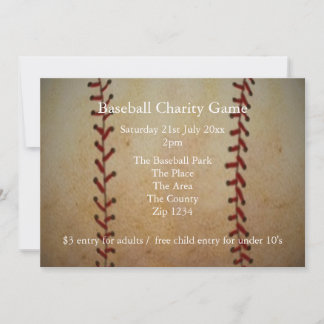 Baseball Einladung
