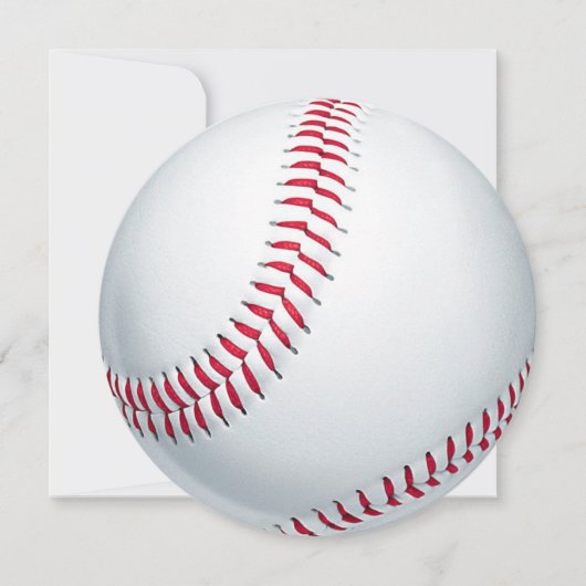 Baseball Einladung (Vorderseite)