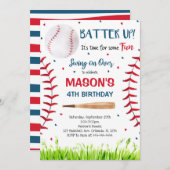 Baseball-Einladung, Baseball-Einladung, Baseball Einladung (Vorne/Hinten)