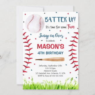 Baseball-Einladung, Baseball-Einladung, Baseball Einladung
