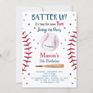 Baseball-Einladung, Baseball-Einladungen, Baseball Einladung