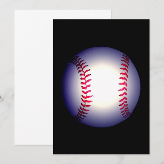 Baseball-Einladung Einladung (Vorne/Hinten)