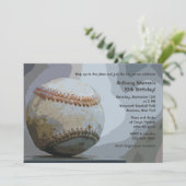 Baseball-Einladung Einladung (Stehend Vorderseite)