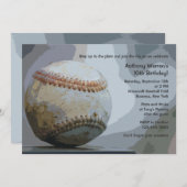 Baseball-Einladung Einladung (Vorne/Hinten)