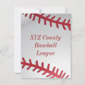 Baseball-Einladung Einladung (Vorderseite)