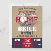 Baseball-Einladung Einladung (Vorderseite)