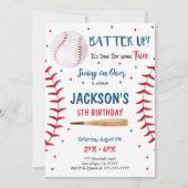 Baseball-Einladung Einladung (Vorderseite)