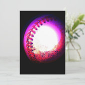 Baseball-Einladung Einladung (Stehend Vorderseite)