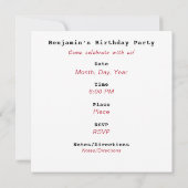 Baseball - Einladung HAMbWG (Rückseite)