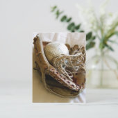 Baseball-Einladungskarte Einladungspostkarte (Stehend Vorderseite)