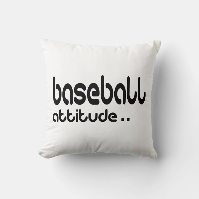Baseball-Einstellung Kissen (Vorderseite)