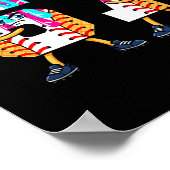 Baseball-Eiscreme 67 Six Seven Cooler Spieler 6 7 Poster (Ecke)