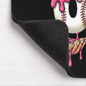 Baseball-Eiscreme Ich war 6 Jetzt bin ich 7 Lustig Mousepad (Ecke)