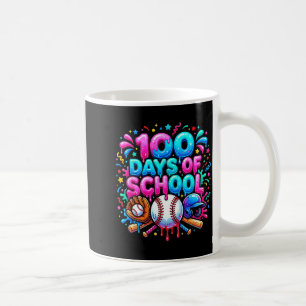 Baseball-Eiscreme-Tropf 100 Tage Schülerschule Kaffeetasse