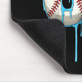 Baseball-Eiscreme-Tropf 67 Sechs Sieben Meme Numme Mousepad (Ecke)