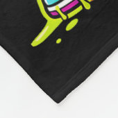 Baseball-Eiscreme-Tropf-Dabbing-Baseball-Tropf Fleecedecke (Ecke)