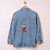 Baseball Elephant Cartoon Jeansjacke (Hangar)