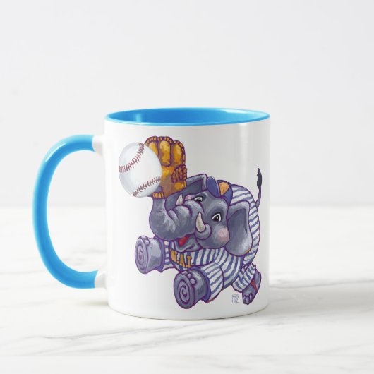 Baseball Elephant-Tasse Tasse (Links)