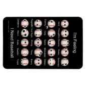 Baseball Emotions Magnet (Horizontal)