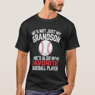 Baseball-Enkel Er ist nicht nur mein Enkel, er ist T-Shirt
