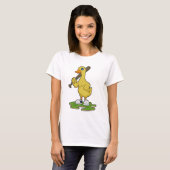 Baseball-Ente mit Baseballschläger T-Shirt (Vorne ganz)