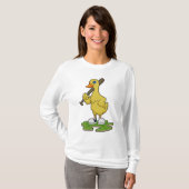 Baseball-Ente mit Baseballschläger T-Shirt (Vorne ganz)