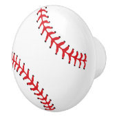 Baseball-Entwurfsknopf, Kabinettkasten Keramikknauf (Rechts)