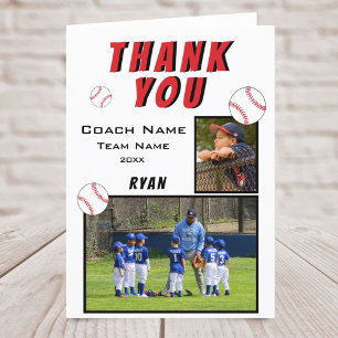 Baseball-Erinnerungsgeschenk Danke Trainer 2 Foto