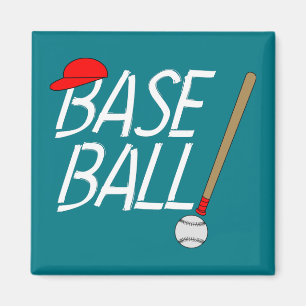Baseball-Erklärung Magnet