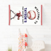 Baseball erstes Jahr ab 1. Geburtstag Banner (Insitu)